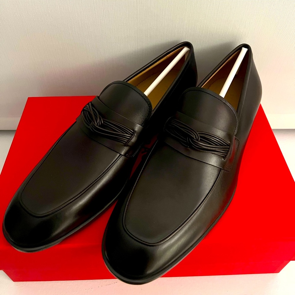 Ferragamo "Florida Vitello" loafers in Hickory